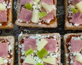 A picture of step 5 of Hawaiian pizza bread.