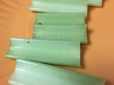 Bacon and chive stuffed celery sticks