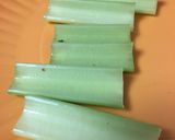 A picture of step 5 of Bacon and chive stuffed celery sticks.