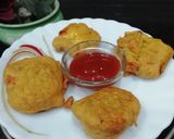A picture of step 5 of Cottage Cheese Fritters.