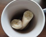 Une image de l'étape 1 de Cake mug banane beurre de cacahuète.