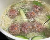 減醣絲瓜金針肉丸湯的食譜步驟9照片