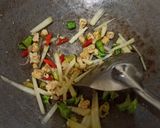 Foto langkah ke 4 dari resep Tumis Tempe Labu Siam Kecipir.
