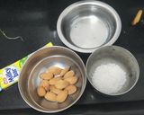 A picture of step 1 of Milkybar nutties.