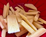 A picture of step 1 of Homemade Oven Fries.