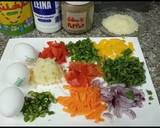 Half fry egg and mixed vegetables egg with paratha recipe step 1 photo