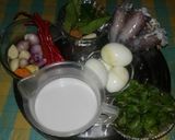 Foto langkah ke 3 dari resep Gulai Cumi Isi Tahu &Telur.