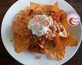 A picture of step 5 of Fireless Cheese Nachos.