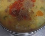 A picture of step 4 of Lauki chana dal.