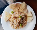 Foto langkah ke 6 dari resep Nasi Goreng Ikan Asin X Petai.