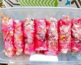 Hình bước làm 4 của món Bánh cuốn hoa hồng