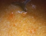A picture of step 3 of Semolina Mango Kheer.