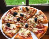 Pas rețetă Pizza cu bacon 1 fotografie