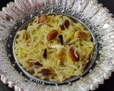 A picture of step 14 of Rakhi Special - Narali Bhat.