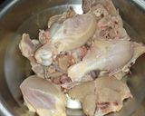 A picture of step 1 of Chicken shahi korma.