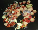 Foto langkah ke 3 dari resep Tumis sawi putih, wortel, telor sehat sederhana.