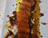 Foto del paso 4 de la receta: Sashimi de salmón con salsa de granada