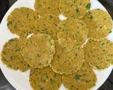 A picture of step 3 of Barley Flour { JAU } Masala Bhakari.