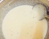 A picture of step 3 of Fruit milk powder Malpua.