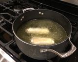 A picture of step 9 of Apple Pie Egg rolls.