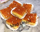 صورة لخطوة 10 من وصفة بسبوسة بذوق الليمون 🍋🍋🍋🍋