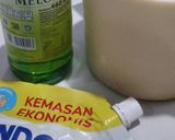 Foto langkah ke 1 dari resep Melon Sago Milk Cheese.