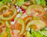Foto del paso 2 de la receta: Ensalada de langostinos y hojas de roble