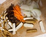 牛肉炒豆乾的食譜步驟1照片