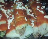 Foto del paso 6 de la receta: Canelones de acelga y carne, con salsa de 🍅