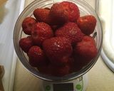 A picture of step 1 of Strawberry sorbet 🍓.