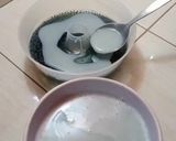 Foto langkah ke 5 dari resep 5. Puding susu bunga telang.
