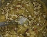 A picture of step 7 of Simple Navratri Thali: Puri, Begun Bhaja & Halwa.
