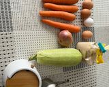 Foto del paso 1 de la receta: Hamburguesas de calabacín y zanahorias