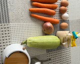Foto del paso 1 de la receta: Hamburguesas de calabacín y zanahorias