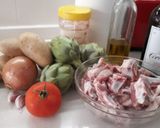 Foto del paso 1 de la receta Guiso de cordero con patatas y alcachofas