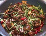 Gambar langkah 5 resipi Daging Rusa Goreng Pucuk Kacang.