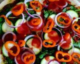 A picture of step 9 of My Homemade Veggie Pizza 😀.