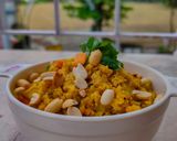 A picture of step 8 of Oats khichdi.