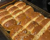 A picture of step 2 of French dip sliders.