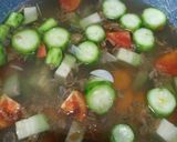 Foto langkah ke 6 dari resep Mamaci Sayur Sup Oyong Sederhana.