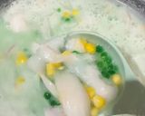 Foto langkah ke 3 dari resep Sa Koo Khao Pod (dessert manis ala Thailand).
