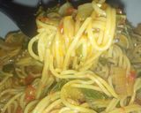 A picture of step 2 of Simple spaghetti.