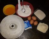 Foto langkah ke 1 dari resep Bolu susu lembang kukus.
