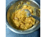 A picture of step 1 of Kadhi Chawal.