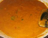 A picture of step 2 of Chicken 65 gravy.