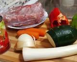 Foto del paso 1 de la receta: Costillas de cerdo con pisto