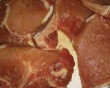 Foto del paso 1 de la receta: Costillas de cerdo con salsa de naranja y almendras