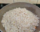 A picture of step 6 of Corn fried rice.