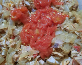 Foto del paso 6 de la receta: Tarta de pollo con morrón de lata y tomate