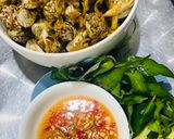 Hình bước làm 5 của món Ốc nhảy xào sả